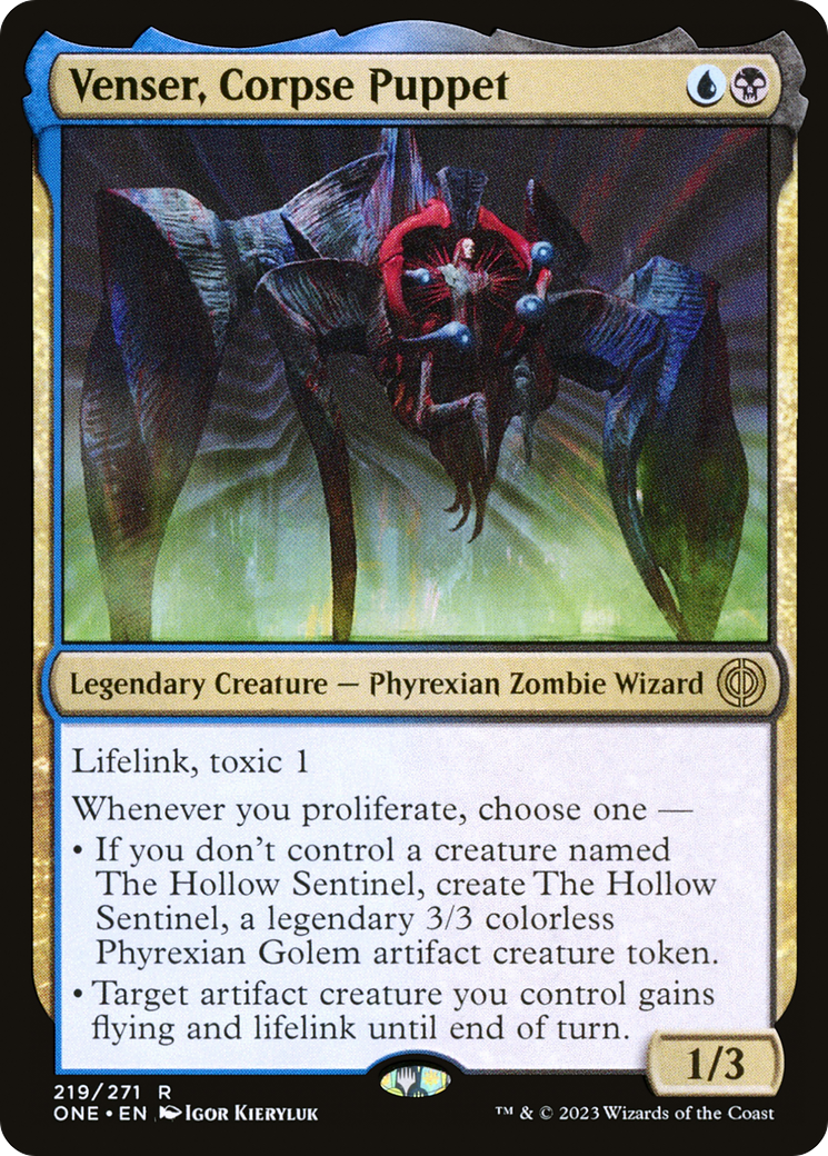 Venser, Corpse Puppet (ONE-219) [Phyrexia: All Will Be One]
