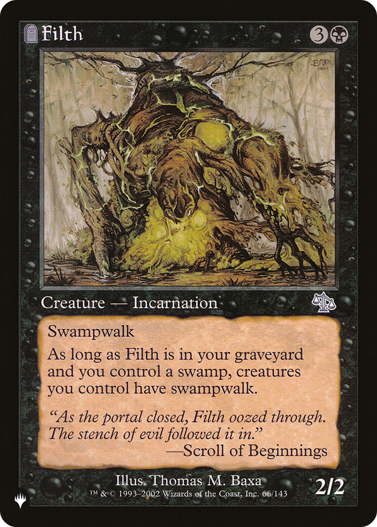 Filth (LIST-JUD-66) [The List]: (tombstone)