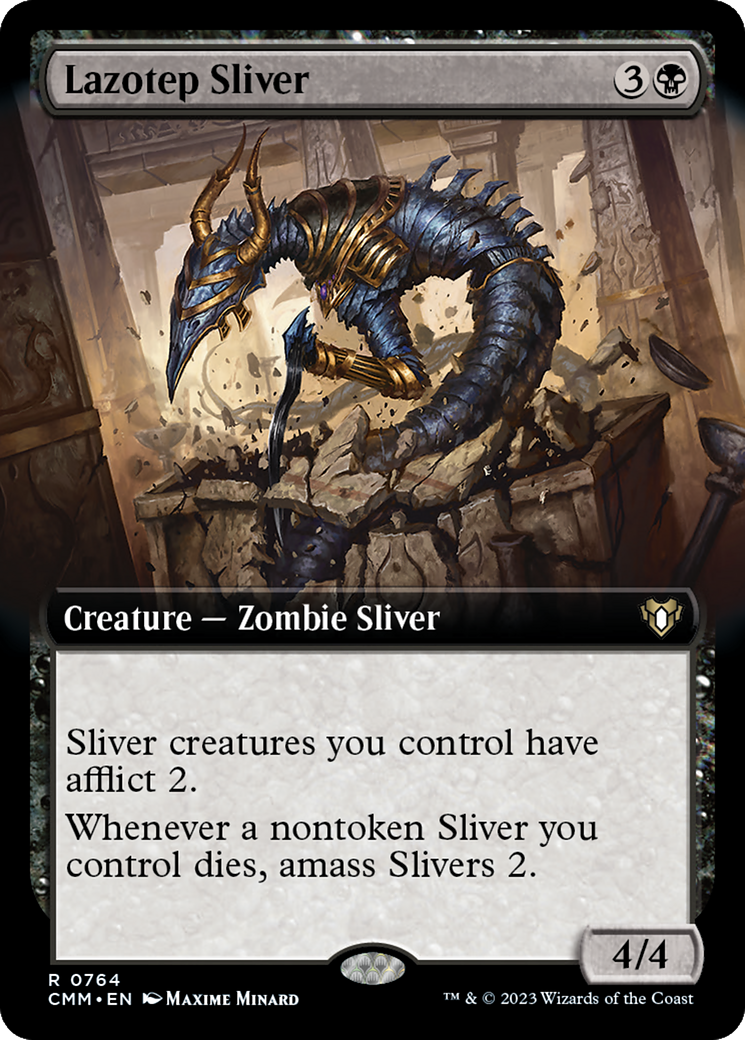 Lazotep Sliver (CMM-764) [Commander Masters]: (Extended Art) Foil