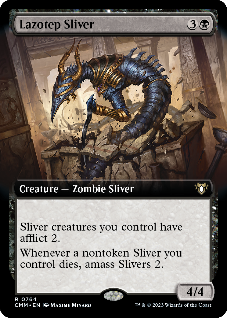 Lazotep Sliver (Extended Art) (CMM-764) [Commander Masters]