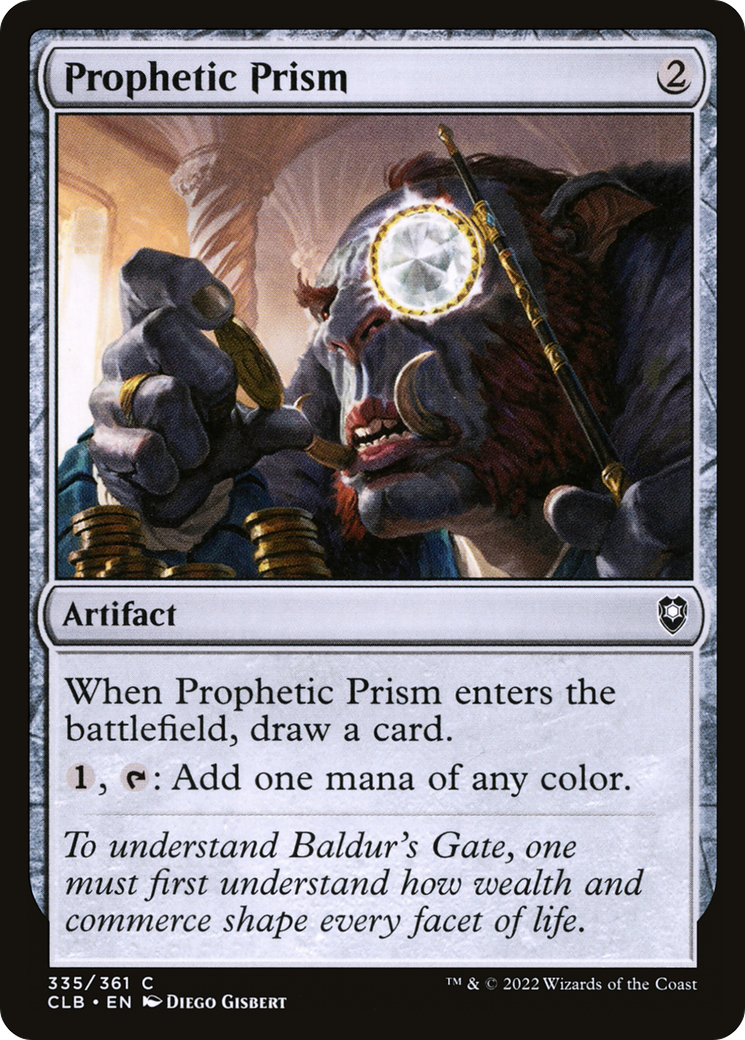 Prophetic Prism (CLB-335) [Commander Legends: Battle for Baldur's Gate]