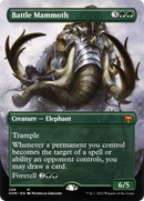 Battle Mammoth (Borderless) (KHM-298) (Borderless) [Kaldheim]