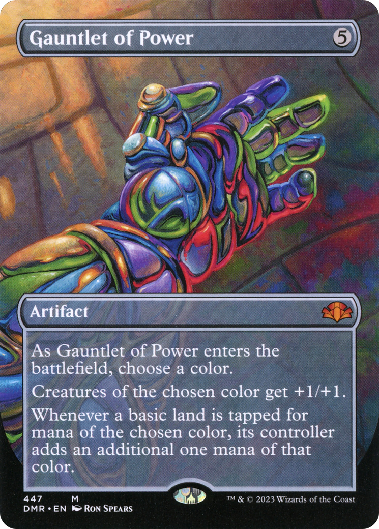 Gauntlet of Power (DMR-447) [Dominaria Remastered] (Borderless)
