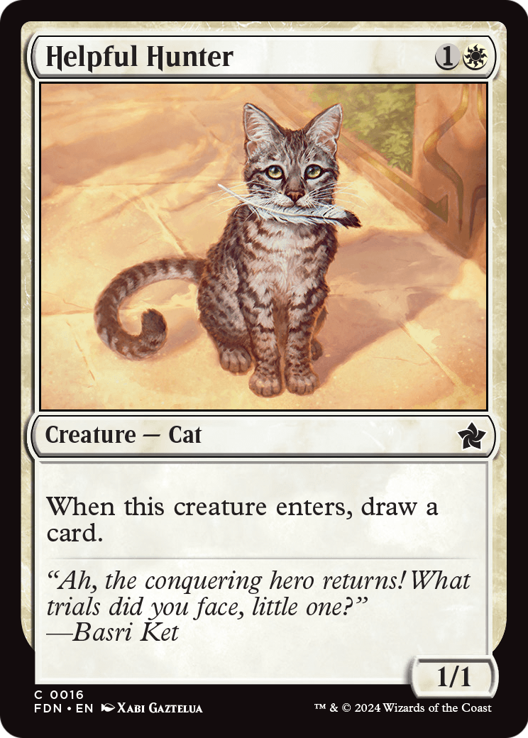 Helpful Hunter (FDN-016) [Foundations]