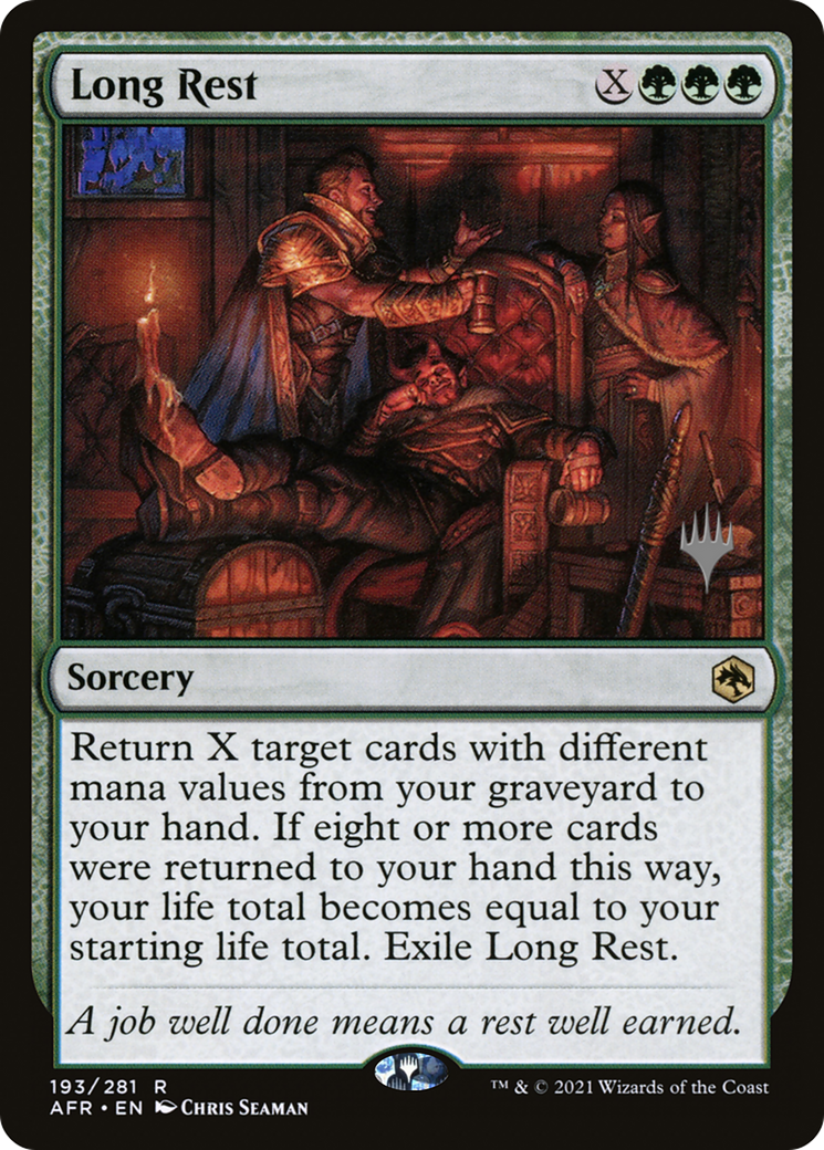 Long Rest (PPAFR-193P) [Adventures in the Forgotten Realms Promos]