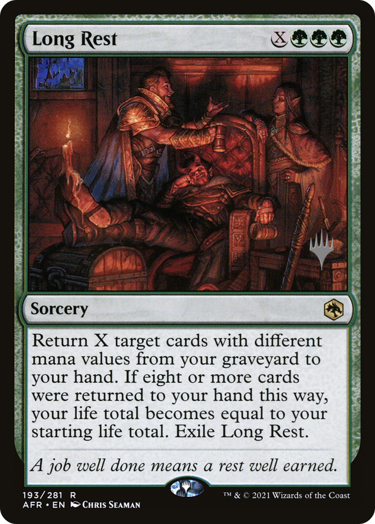 Long Rest (PPAFR-193P) [Promo Pack: Adventures in the Forgotten Realms Promos]