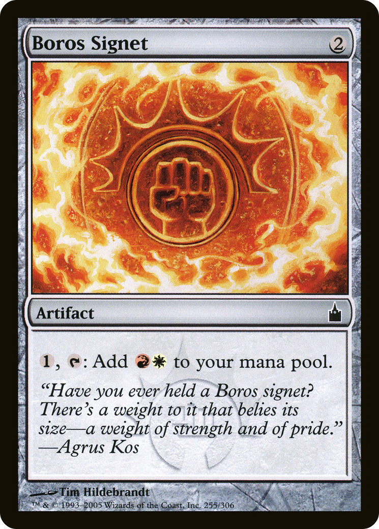 Boros Signet (RAV-255) [Ravnica: City of Guilds] Foil