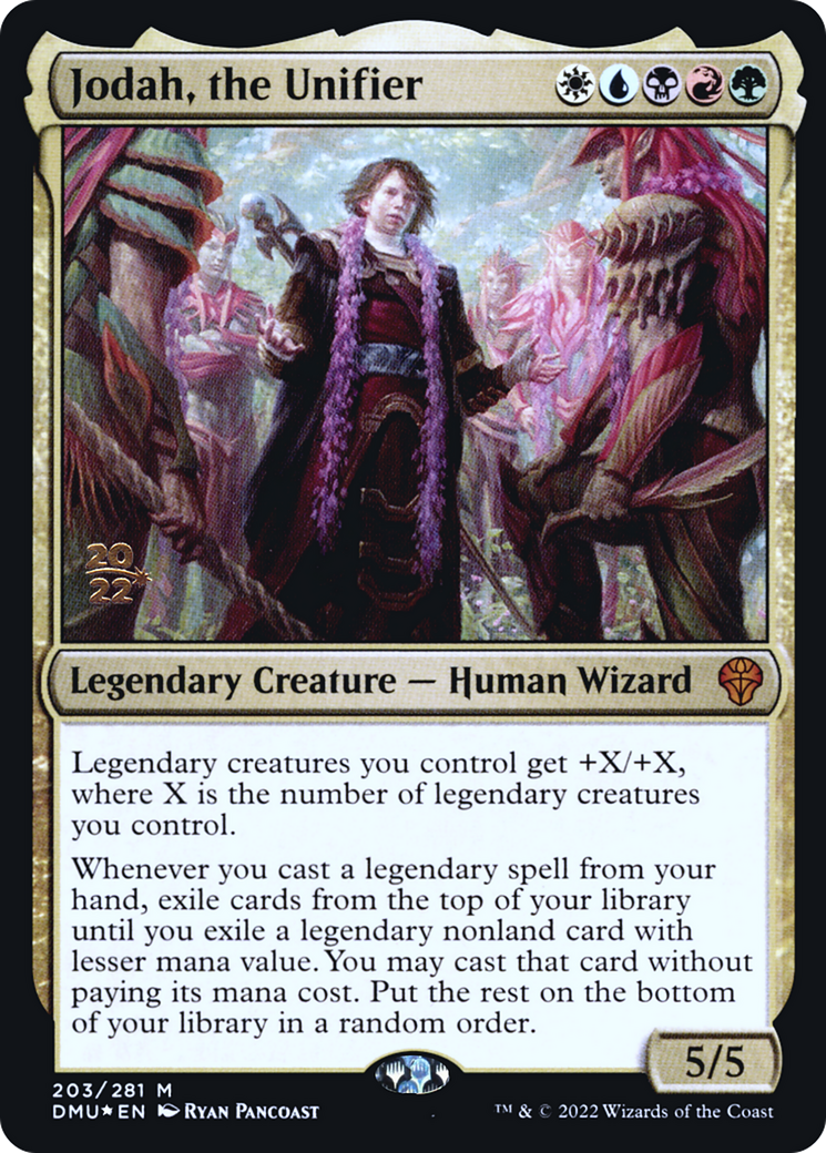 Jodah, the Unifier (PRE-203) [Dominaria United Promos] Foil