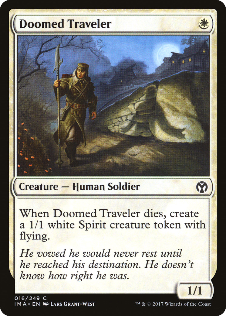Doomed Traveler (IMA-016) [Iconic Masters]