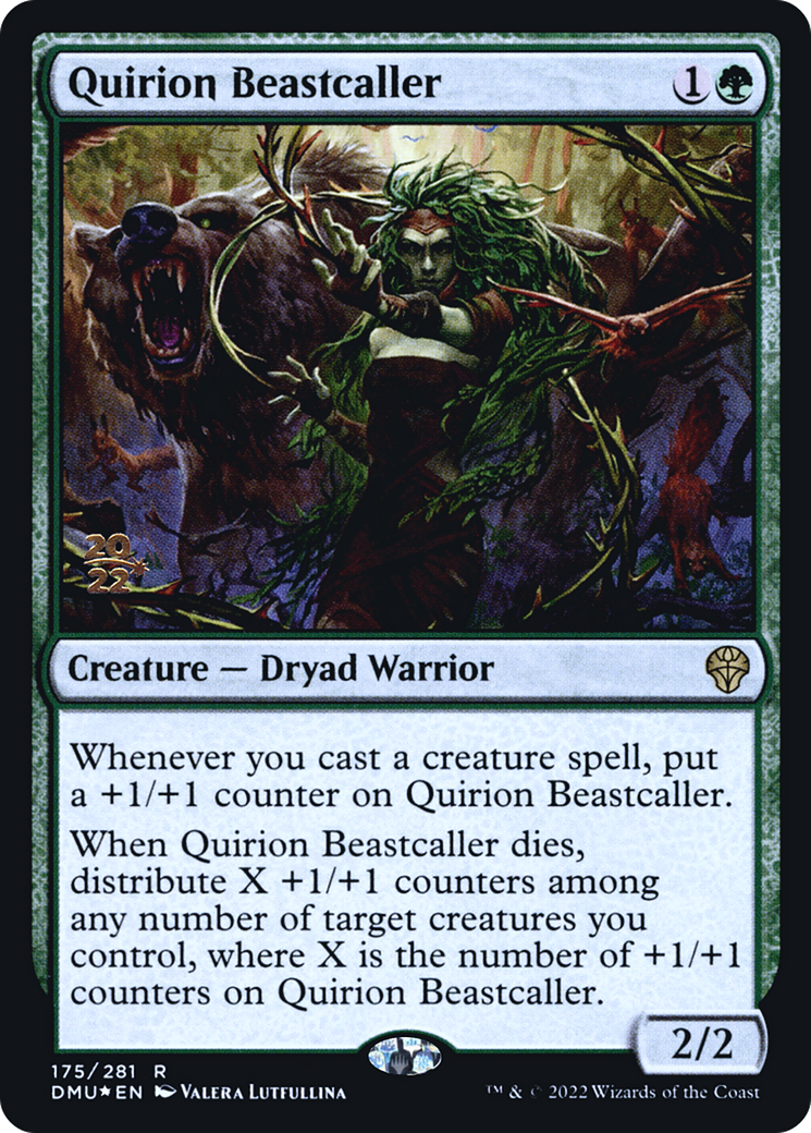 Quirion Beastcaller (PRE-175) [Dominaria United Promos] Foil
