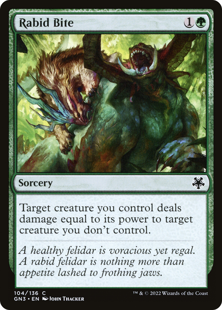 Rabid Bite (GN3-104) [Game Night: Free-for-All]