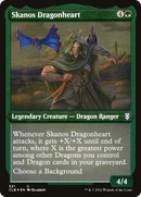 Skanos Dragonheart (Foil Etched) (CLB-521) [Commander Legends: Battle for Baldur's Gate] Foil