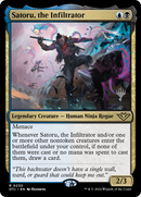 Satoru, the Infiltrator (PPOTJ-230) [Promo Pack: Outlaws of Thunder Junction Promos]
