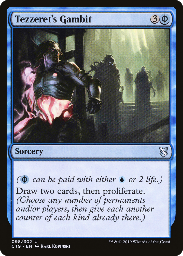 Tezzeret's Gambit (C19-098) [Commander 2019]