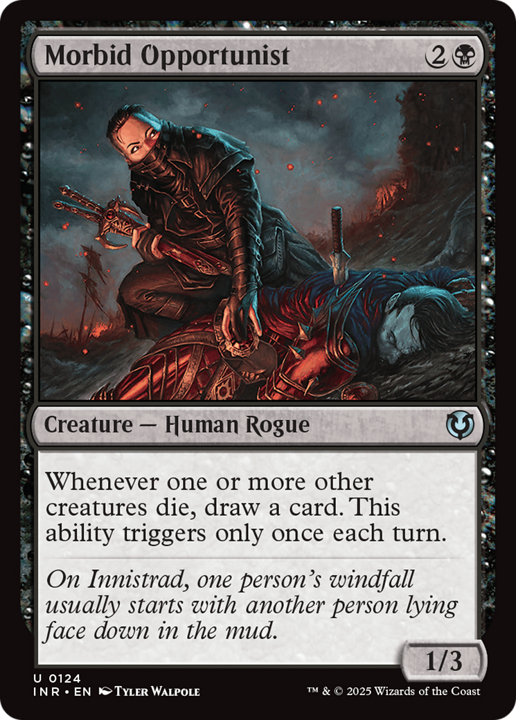 Morbid Opportunist (INR-124) [Innistrad Remastered] Foil