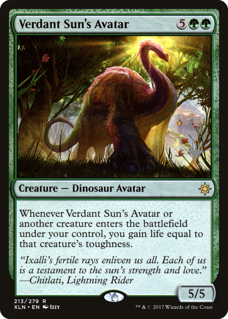 Verdant Sun's Avatar (PPM20-213P) [Promo Pack: Ixalan Promos]