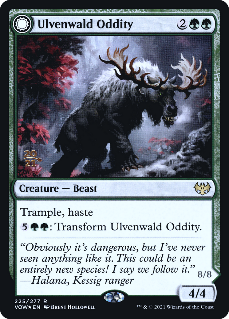 Ulvenwald Oddity (PRE-225) [Innistrad: Crimson Vow Promos] Foil