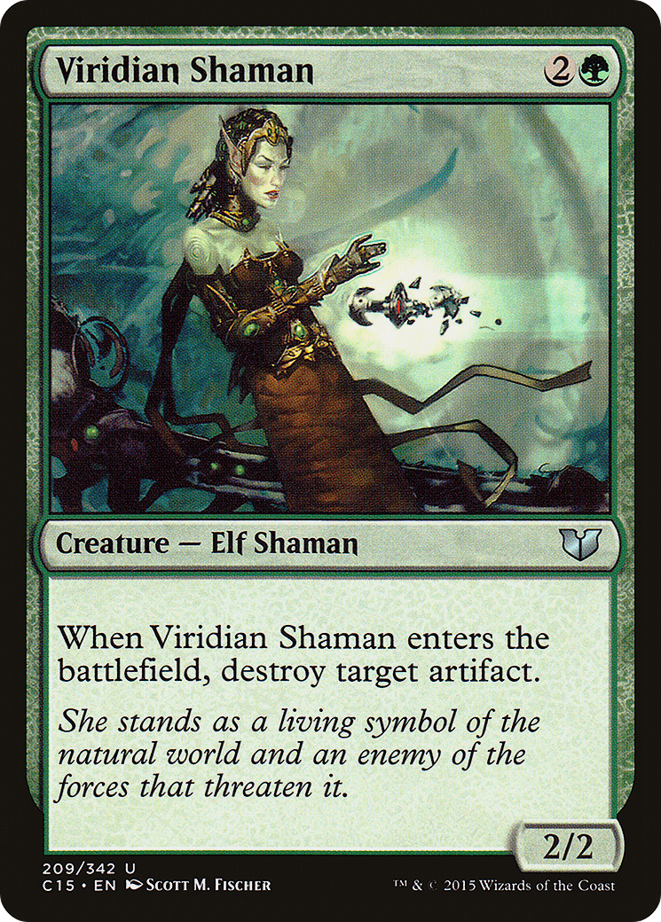 Viridian Shaman (C15-209) [Commander 2015]