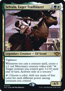 Selvala, Eager Trailblazer (PRE-231S) [Outlaws of Thunder Junction Promos] Foil
