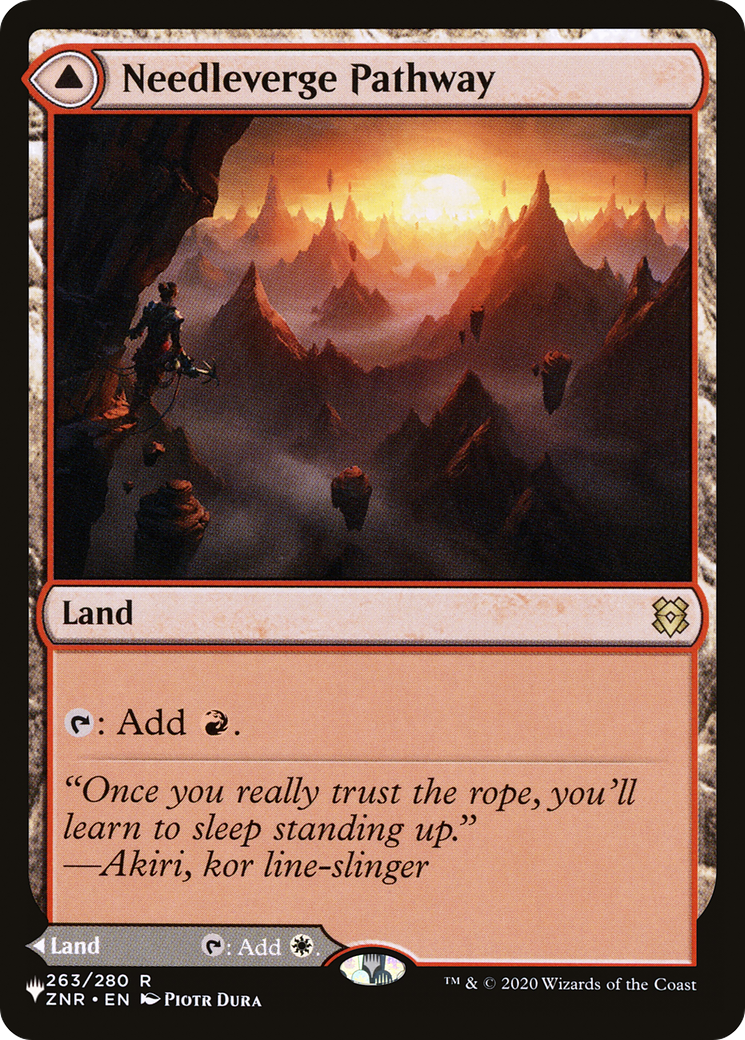 Needleverge Pathway // Pillarverge Pathway (LIST-ZNR-263) [The List]