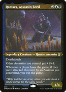 Ramses, Assassin Lord (Foil Etched) (DMC-061) [Dominaria United Commander] Foil