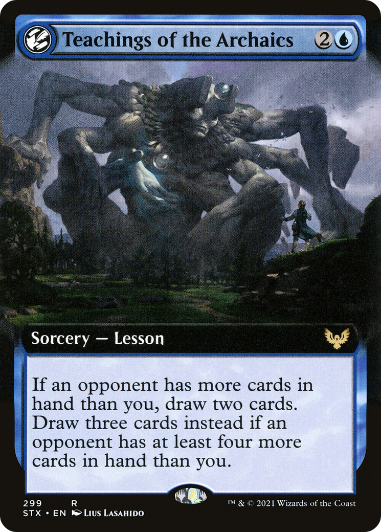 Teachings of the Archaics (Extended Art) (STX-299) [Strixhaven: School of Mages]