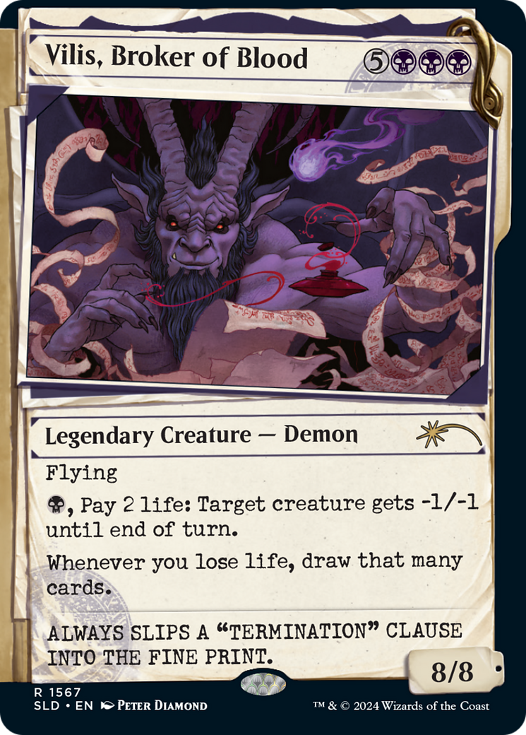 Vilis, Broker of Blood (SLD-1567) [Secret Lair Drop]: (Showcase)