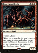 Impetuous Devils (PRE-132S) [Eldritch Moon Promos] Foil