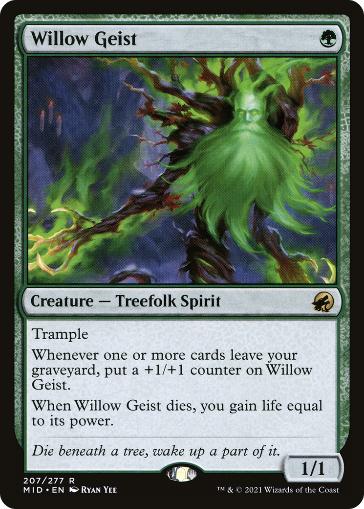 Willow Geist (MID-207) [Innistrad: Midnight Hunt]