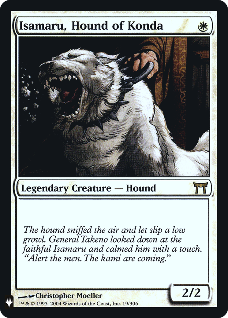 Isamaru, Hound of Konda (LIST-CHK-19) [The List] Foil
