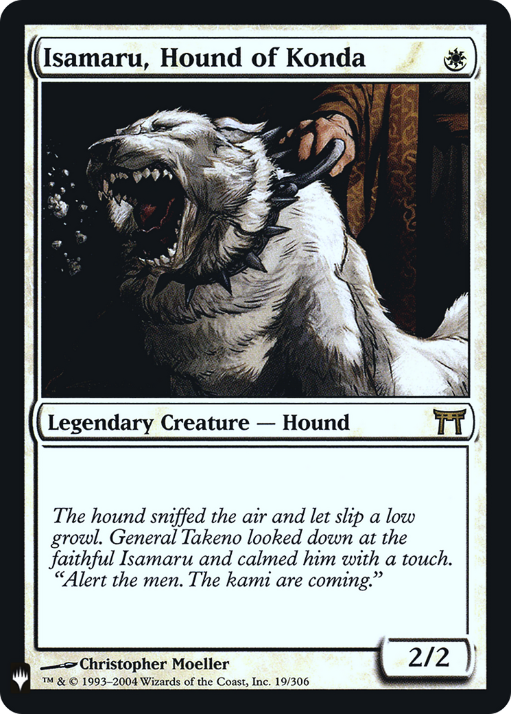 Isamaru, Hound of Konda (LIST-CHK-19) [The List] Foil