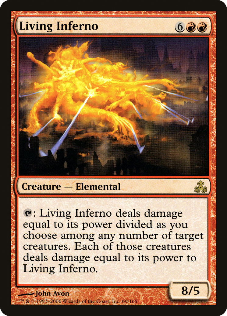 Living Inferno (GPT-069) [Guildpact] Foil