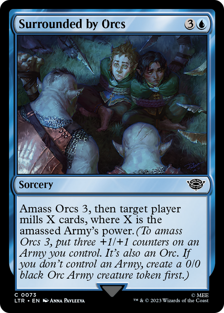 Surrounded by Orcs (LTR-073) [The Lord of the Rings: Tales of Middle-earth]
