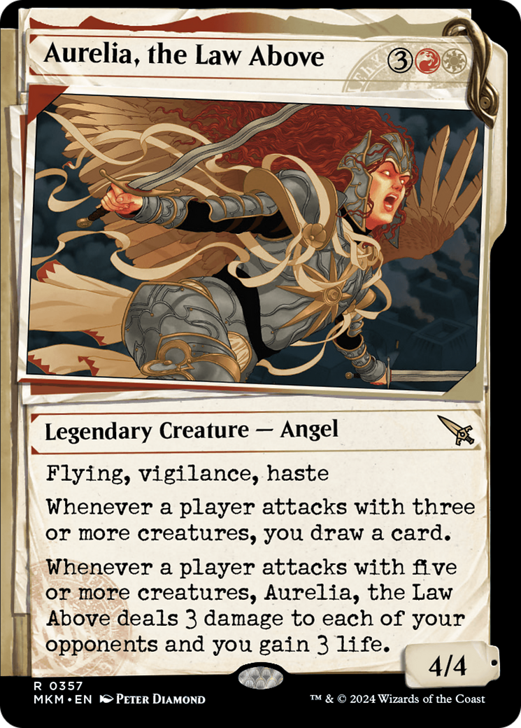 Aurelia, the Law Above (MKM-357) [Murders at Karlov Manor]: (Showcase)