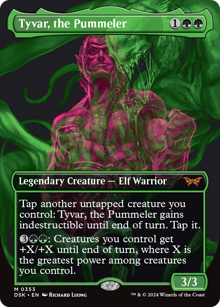 Tyvar, the Pummeler (DSK-353) [Duskmourn: House of Horror] (Borderless) Foil
