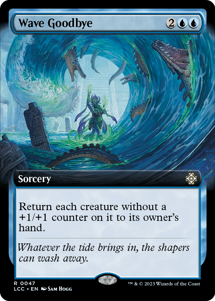 Wave Goodbye (Extended Art) (LCC-047) [The Lost Caverns of Ixalan Commander]