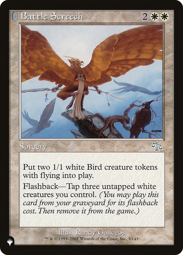 Battle Screech (LIST-JUD-3) [The List]: (tombstone)