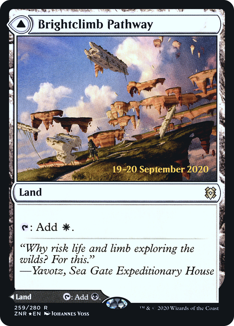 Brightclimb Pathway // Grimclimb Pathway (PRE-259S) [Zendikar Rising Promos] Foil