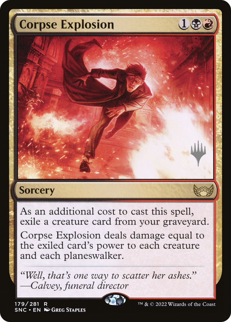 Corpse Explosion (PPSNC-179) [Promo Pack: Streets of New Capenna Promos]