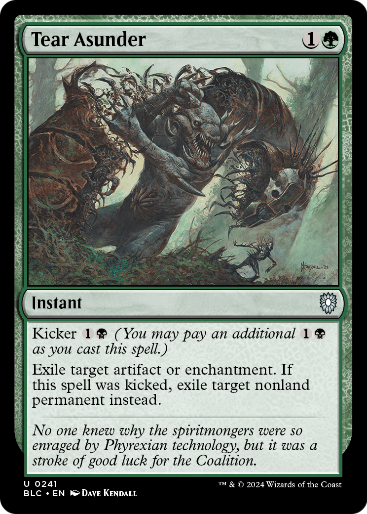 Tear Asunder (BLC-241) [Bloomburrow Commander]