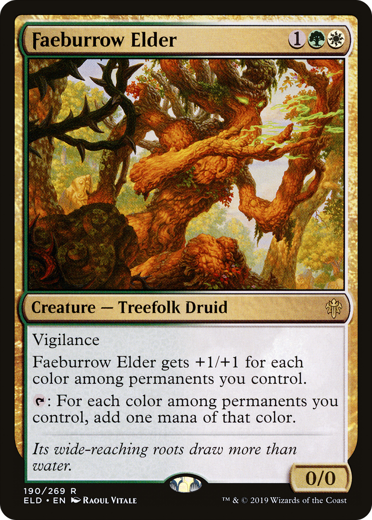 Faeburrow Elder (ELD-190) [Throne of Eldraine]