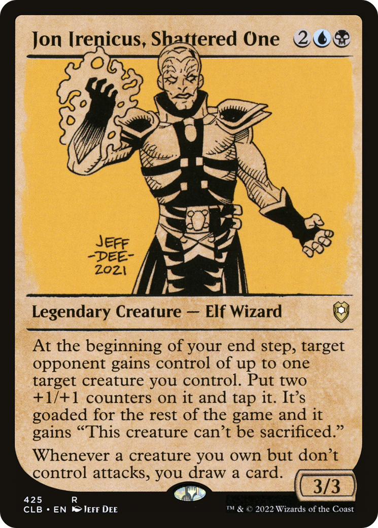 Jon Irenicus, Shattered One (CLB-425) [Commander Legends: Battle for Baldur's Gate]: (Showcase)