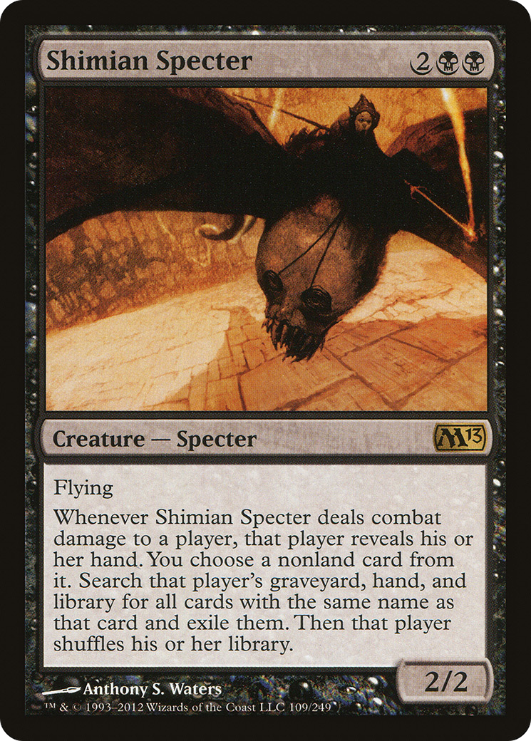 Shimian Specter (M13-109) [Magic 2013] Foil