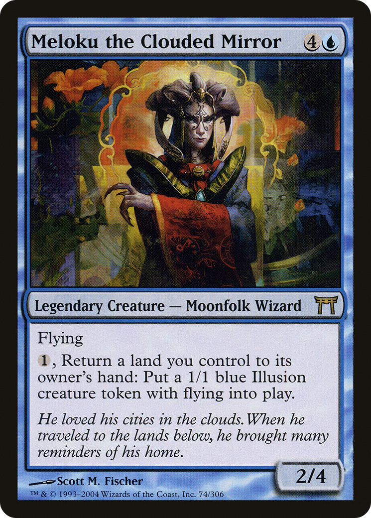 Meloku the Clouded Mirror (CHK-074) [Champions of Kamigawa]