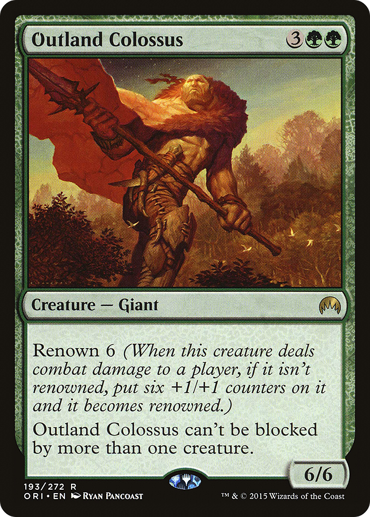 Outland Colossus (ORI-193) [Magic Origins]