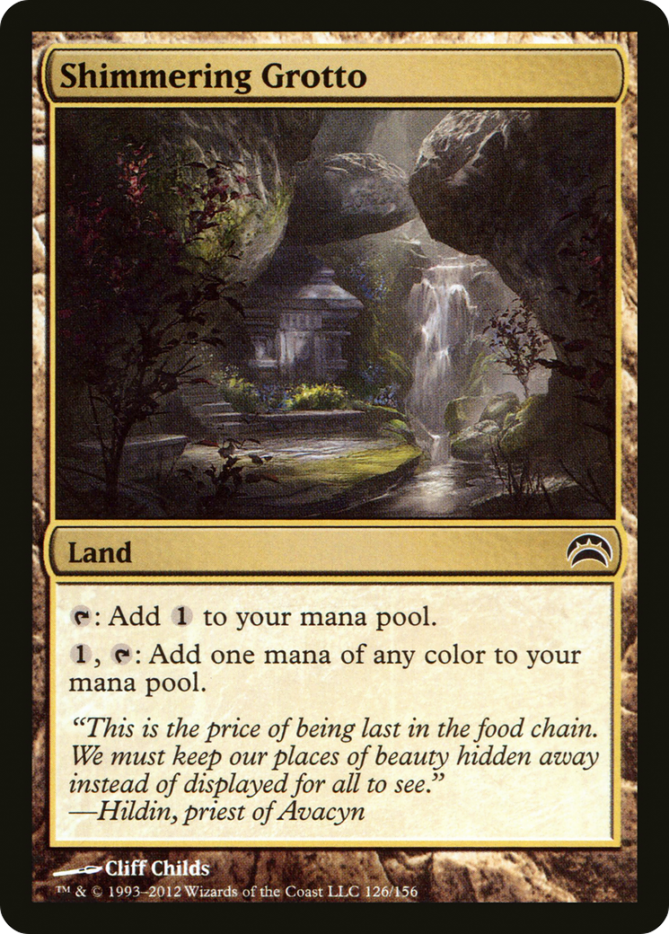 Shimmering Grotto (PC2-126) [Planechase 2012] Foil