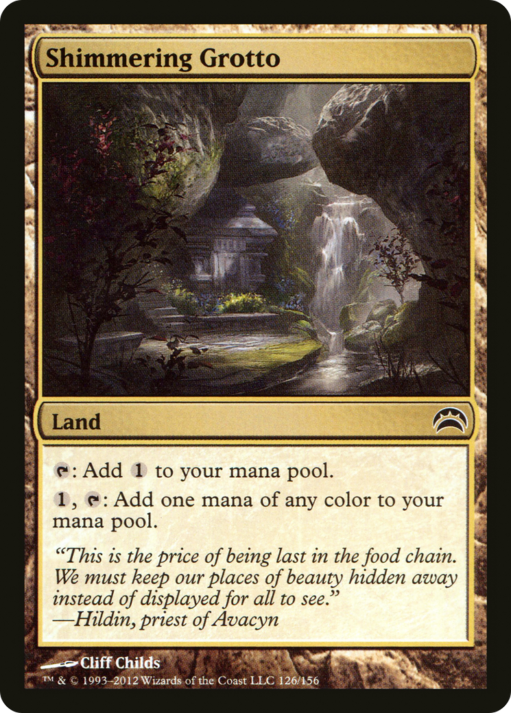 Shimmering Grotto (PC2-126) [Planechase 2012]