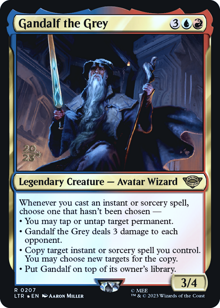 Gandalf the Grey (PRE-207) [Tales of Middle-earth Promos] Foil