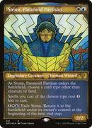 Stenn, Paranoid Partisan (Textured Foil) (DMU-361) (Showcase) [Dominaria United] Foil