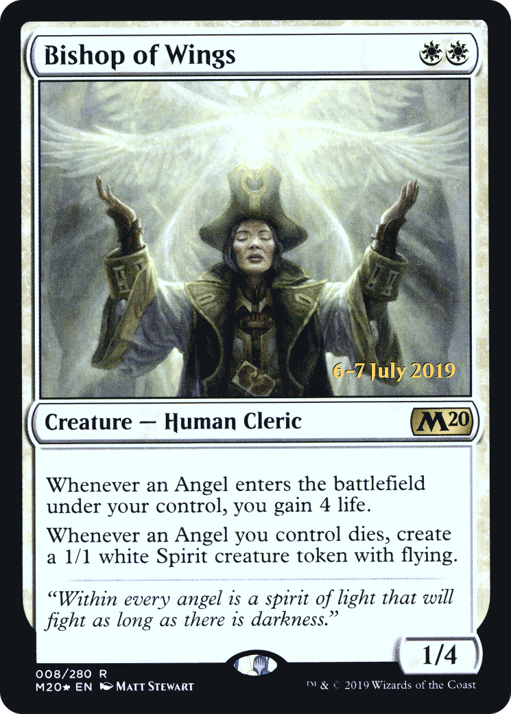 Bishop of Wings (PRE-08S) [Core Set 2020 Promos] Foil